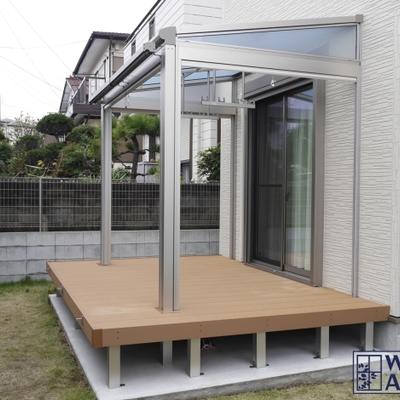 網戸テラス ウッドデッキ取付工事 横浜市 網戸テラス ウッドデッキ取付工事 横浜市