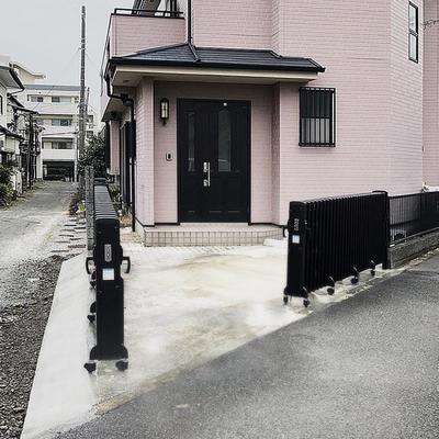 伸縮門扉 取付工事 YKKAPレイオス 神奈川県 横浜市 施工後1 伸縮門扉 取付工事 YKKAPレイオス 神奈川県 横浜市 施工後1