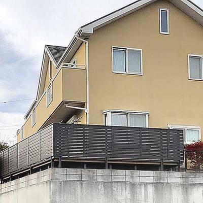 LIXIL フェンス ウッドデッキ 横浜市  LIXIL フェンス ウッドデッキ 横浜市