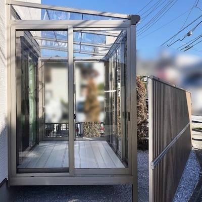 サンルーム テラス囲い 猫 リフォーム エクステリア 横浜市 神奈川 サンルーム テラス囲い 猫 リフォーム エクステリア 横浜市 神奈川