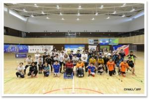 インクルーシブフットボール神奈川2021_会場集合 インクルーシブフットボール神奈川2021_会場集合