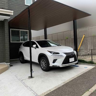 【リフォーム事例:8883】ナチュラルな木調色のLIXILカーポートSC取付工事/横浜市 【リフォーム事例:8883】ナチュラルな木調色のLIXILカーポートSC取付工事/横浜市