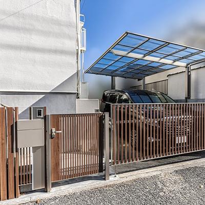 【リフォーム事例:9393】スタイリッシュな門まわりに!門扉・機能門柱・駐車場工事/横浜市 【リフォーム事例:9393】スタイリッシュな門まわりに!門扉・機能門柱・駐車場工事/横浜市