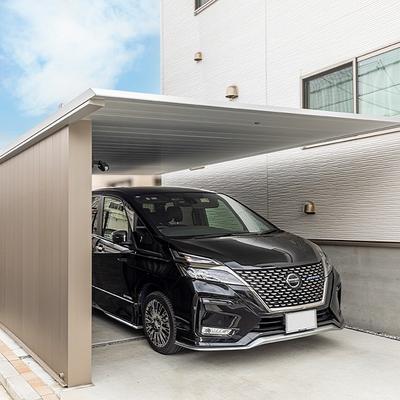 【リフォーム事例:15060】サイドスクリーンでプライバシーを守るカーポートFII新設工事/横浜市 【リフォーム事例:15060】サイドスクリーンでプライバシーを守るカーポートFII新設工事/横浜市