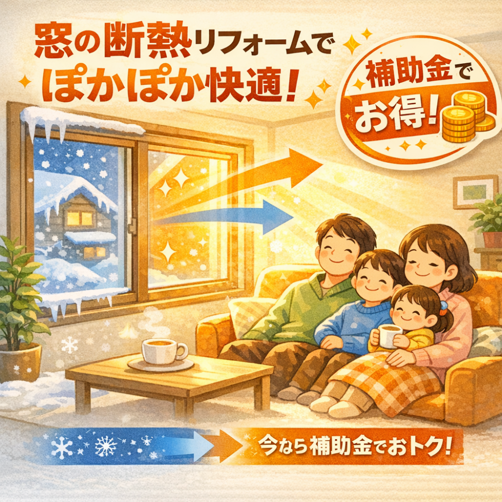 2026年度も補助金でお得に窓の断熱リフォームしませんか関連画像 2026年度も補助金でお得に窓の断熱リフォームしませんか関連画像