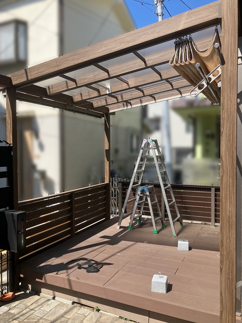 ガーデンテラス施工前 ガーデンテラス施工前