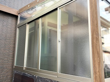 側面すりガラス 側面すりガラス