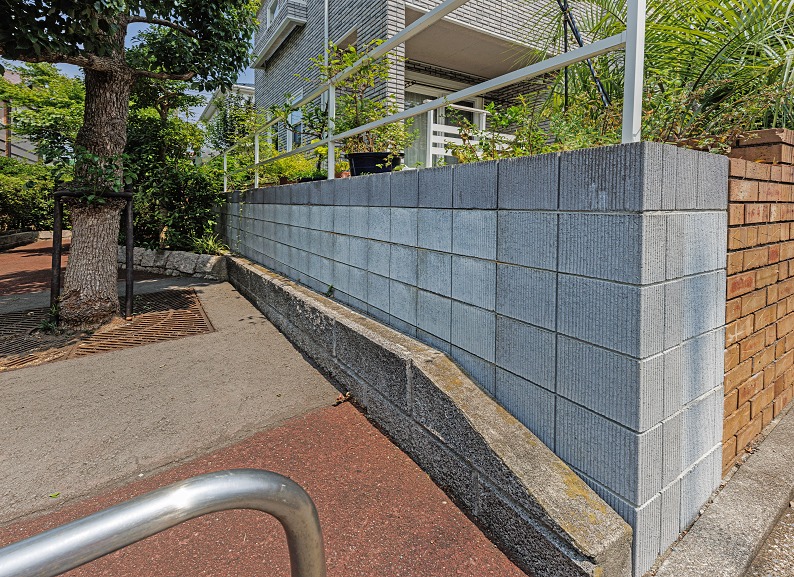 擁壁改修の施工後_ 擁壁改修の施工後_