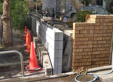 擁壁_ブロック積 擁壁_ブロック積