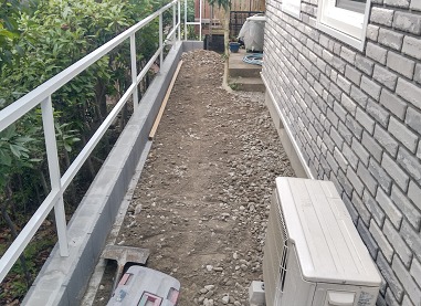 擁壁_拡張後 擁壁_拡張後