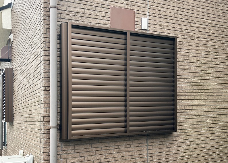 多機能ルーバー_施工後 多機能ルーバー_施工後
