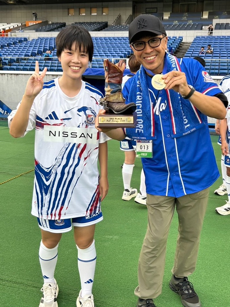 鈴木選手と巾 鈴木選手と巾