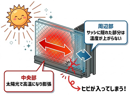 熱割れの仕組み 熱割れの仕組み